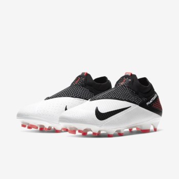 Nike Phantom Vision 2 Elite Dynamic Fit FG - Férfi Focicipő - Fehér/Piros/Fekete